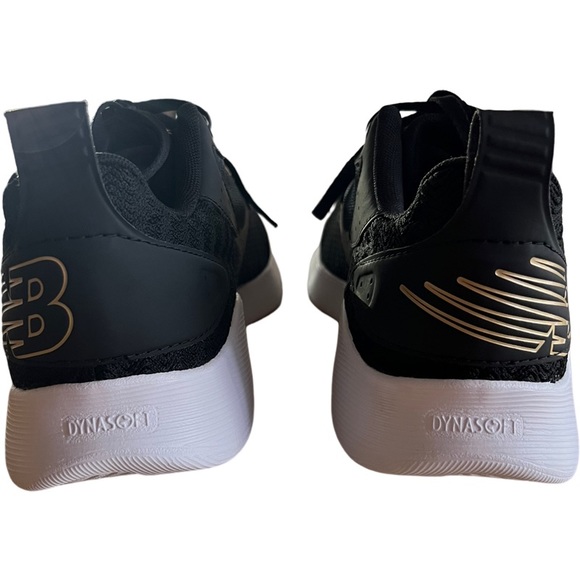 New Balance Womens Beaya Black with Gold Metallic Size 10 - Picture 6 of 9